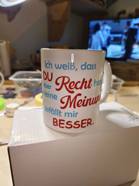Kaffeebecher Spruch
