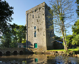 "The Quiet Man" movie location: Thoor Ballylee, once a favorite haunt of Irish poet W.B. Yeats. John Wayne runs across the creek here.