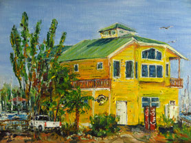 Ft.Pierce Marina, Oil, 9x12, $ 300