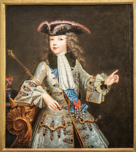 Augustin Oudart Justinat, Portrait of Louis XV, 1717