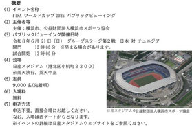 FIFAワールドカップ懸賞 - 日産スタジアム横浜 パブリックビューイング開催