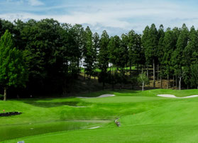 サンヒルズカントリークラブ (名物ホール) ウエストコース 4番 PAR3