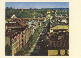 Vilnius. Lenino prospektas. 1972m. Nuotr. Z. Kazėno / The Lenin Boulevard in 1972. Photo by Z. Kazėnas