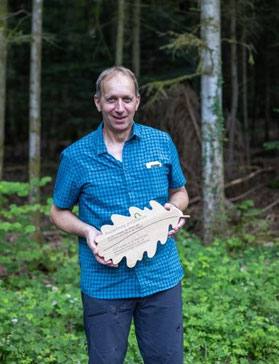 Urs Steck, garde de triage et chef d'entreprise forestière de la région de Möhlin
