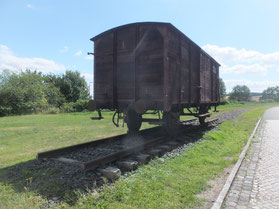 Nordhausen-Dora-Mittelbau-concentratiekamp-wagon-Joden-vee-Duitsland