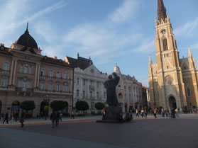 Novi-Sad-plein-kerk-Servië