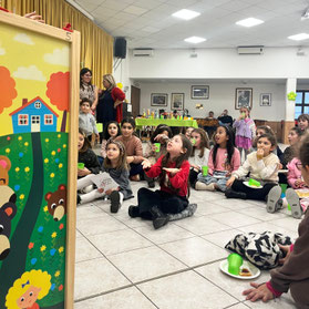 merenda per feste bambini con spettacolo delle marionette a Roma
