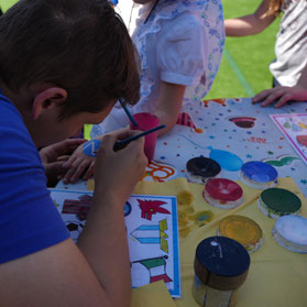 truccabimbi e body painting per bambini per feste a roma