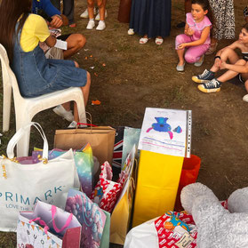 assistenza allo scarto dei regali per feste di bambini a Roma