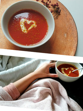 Detox-Kur, Saftkur, Heilfasten, Fastenwoche, Entschlacken, Entgiften, Ernährungsumstellung, Tomatensuppe, Tomatensaft,