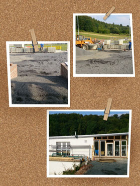 Verfolgen Sie den Verlauf der Baumaßnahmen am Vereinsheim unter "Ausbau Vereinsheim" oder klicken Sie auf eines der Bilder!
