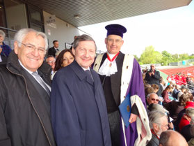 Avec Sir Richard Collas, Bailli de Guernesey et Jean-François Le Grand