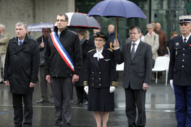 Dimanche 26 avril 2015 - Cérémonie de la libération des camps de concentration à Saint-Lô, 70 ans après.