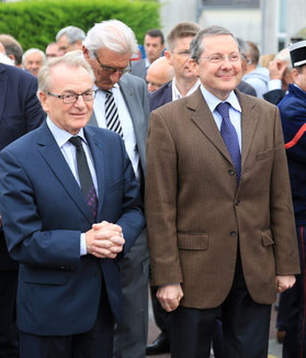 Aux côtés de Claude Tarin, maire de Lessay
