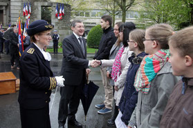 Félicitations aux lauréats du concours national de la Résistance et de la Déportation (Julie, Marie, Axelle, Victor, Fanny, Lucie et Justine)