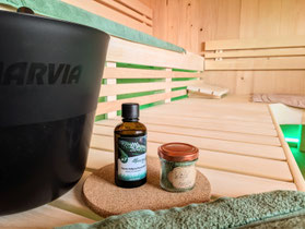 Chalets mit privater Sauna