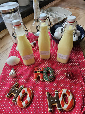 Cremiger Eierlikör selbstgemacht in der Flasche