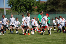 Fußballkindergeburtstag Kindergeburtstag Fußball feiern in Frankfurt Oberursel Hofheim Soccerhalle Fussballgeburtstag Sandra Minnert Fussball