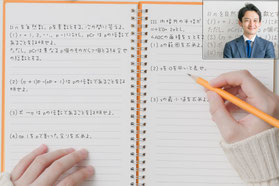 書画カメラを用いて指導