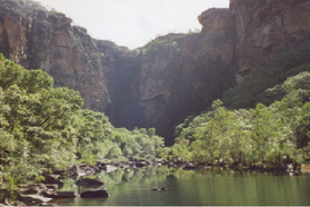Kakadu-Nationaal-park-waterval-Australië-Ubirr