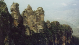 Blue-Mountains-Three-Sisters-Katoomba-Australië-Rocks-Peaks