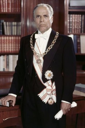 Portrait officiel de Habib Bourguiba en président (1960)