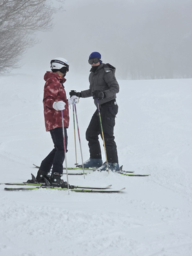 Skipiste direkt neben dem Hotel