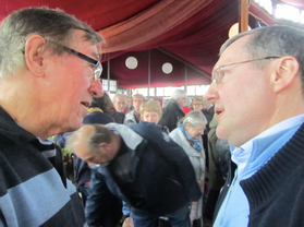 Ici avec M.Dulin, de l'Atelier du cuivre de Villedieu