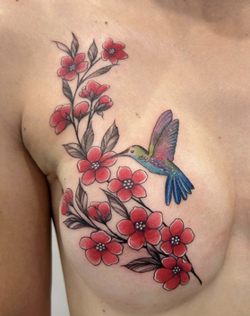 Sœurs d’Encre tatoueuses Rose Tattoo tatouage cancer du sein 79