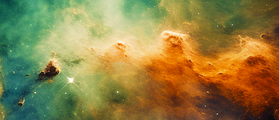 A colourful space nebula, representing the vision of Starship Xplorers to explore our beautiful universe with their own spaceship Nova Nexus. 