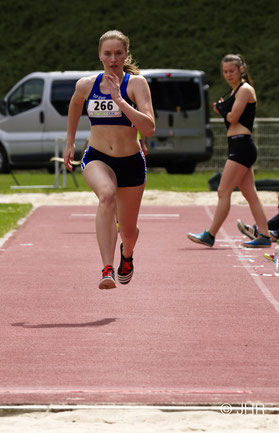Marie Steldermann überbot mit 4430 Punkten die DM-Qualifikation im 7-Kampf der U20. (Foto: Jan-Henrik Ridder)