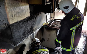 L'incendie s'est déclaré au niveau de la cuisinière.