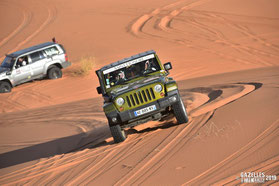 La Team 118 en action dans les dunes de l'erg Chebbi - GAM 2019