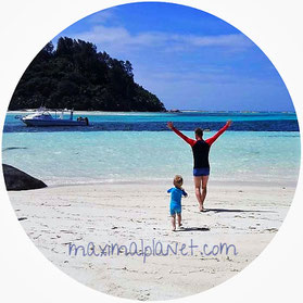 kindergeeigneter Strand auf den Seychellen
