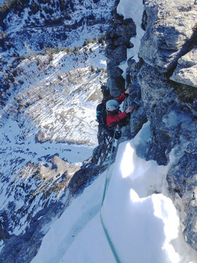 Gälliwand, Gällihorn SE Wand, Gällihore, klettern, Kandersteg, Verschneidung