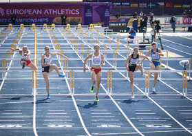 100m Hürden Rennen