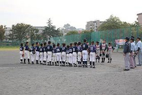 磯子区少年野球新人戦　試合後挨拶