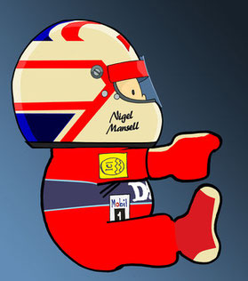 Nigel Mansell by Muneta & Cerracín