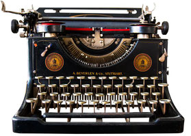 séquence musique et bruit typewriter