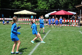 Der Faustball-Nachwuchs des TV Hohenklingen präsentierte sich beim eigenen Sportfest überaus erfolgreich. Die engagiert auftretenden Kids der U10 holten sich dabei wie schon im Vorjahr den Turniersieg. 