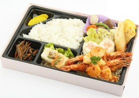 海老チリ中華ざんまい弁当