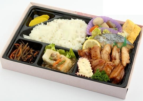 照焼チキンと旬魚の西京焼きざんまい弁当