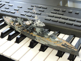 英国 戦艦 『ウォースパイト（Warspite)』と楽器 ◆模型製作工房 聖蹟