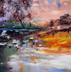 "Poésie marine" - 80x80