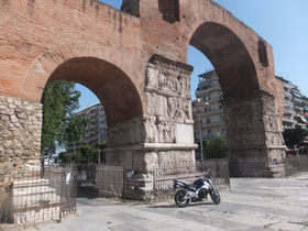 Thessaloniki-Griekenland-Romeins-stadsmuur