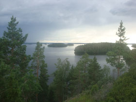 Linnansari-nationaal-park-meer-eiland-Finland