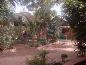 Ouagadougou-hostel-tuin-Burkina-Faso