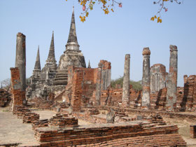 Ayuttayah-tempel-Koninkrijk-Thailand