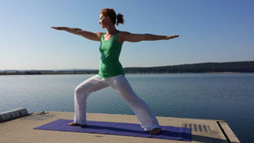 Yoga am Brombachsee