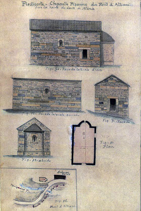 Altiani - coggia.com/coggia-sagone/dossiers/Gaubert : Gaubert ; Recherches sur les origines de la Corse par les monuments (d’après les dessins pris sur place dans les années 1886)1889), planche X